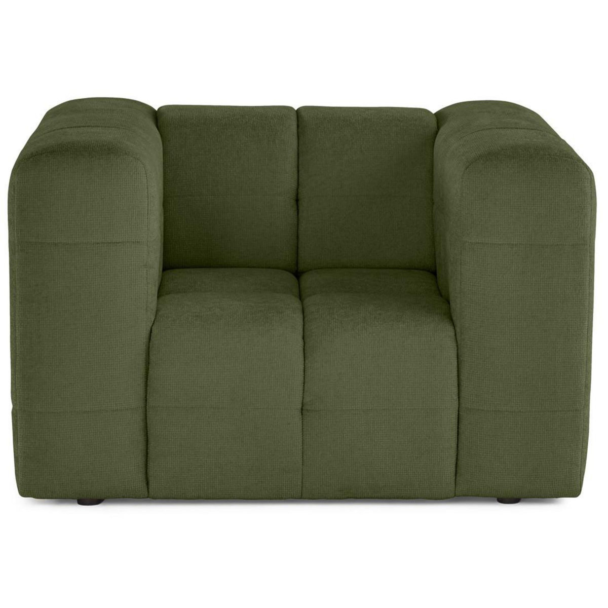 LISA DESIGN Suzano - fauteuil en tissu texturé