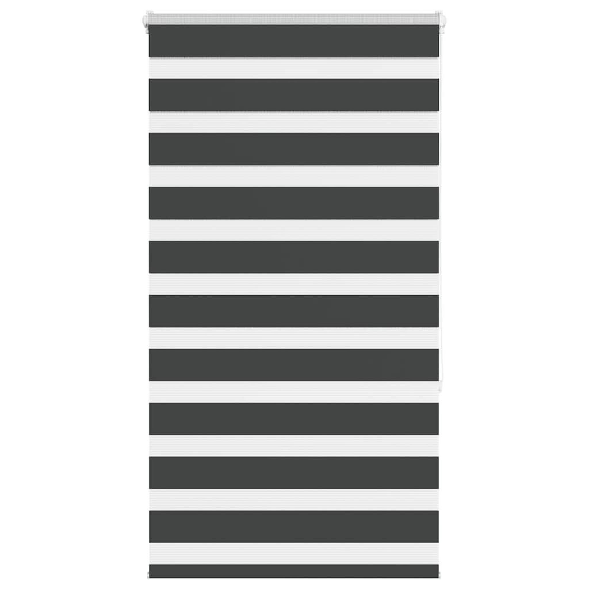 VIDAXL Store zebre noir 75x150 cm largeur du tissu 70,9 cm polyester