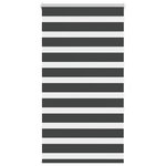 VIDAXL Store zebre noir 75x150 cm largeur du tissu 70,9 cm polyester