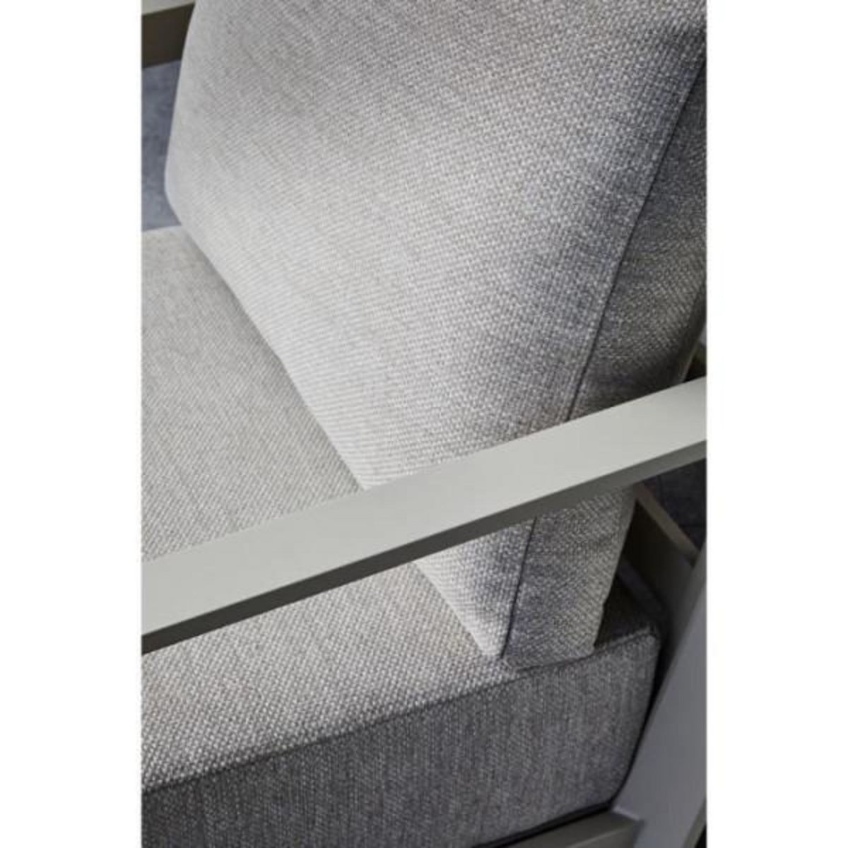 ProGarden Ensemble de détente de jardin - Structure en aluminium - Tissu - Proloisirs - 4 p. - PERTH set