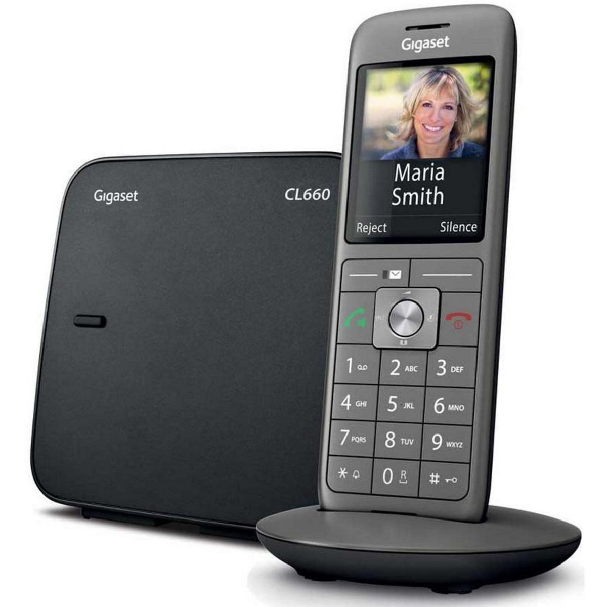 GIGASET Téléphone sans fil dect anthracite - gigacl660anthracite