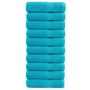 Voir la diapositive 1 : VIDAXL Serviettes de douche de qualité supérieure SOLUND 10 pcs