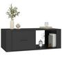Voir la diapositive 4 : VIDAXL Table basse Noir 100x50,5x35 cm Bois d'ingenierie
