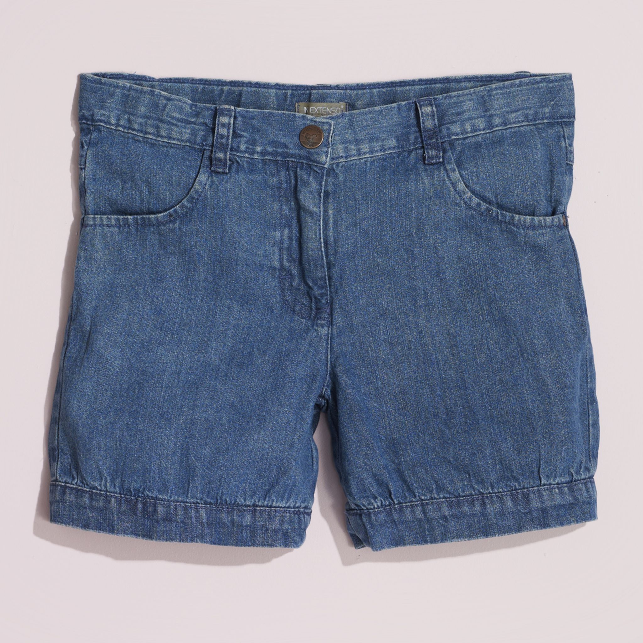 Short Jean Slim Fille Taille 12 Limited Too - Occasion En Excellent état - Coton 100%