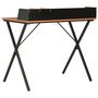 Voir la diapositive 4 : VIDAXL Bureau Noir et marron 80x50x84 cm