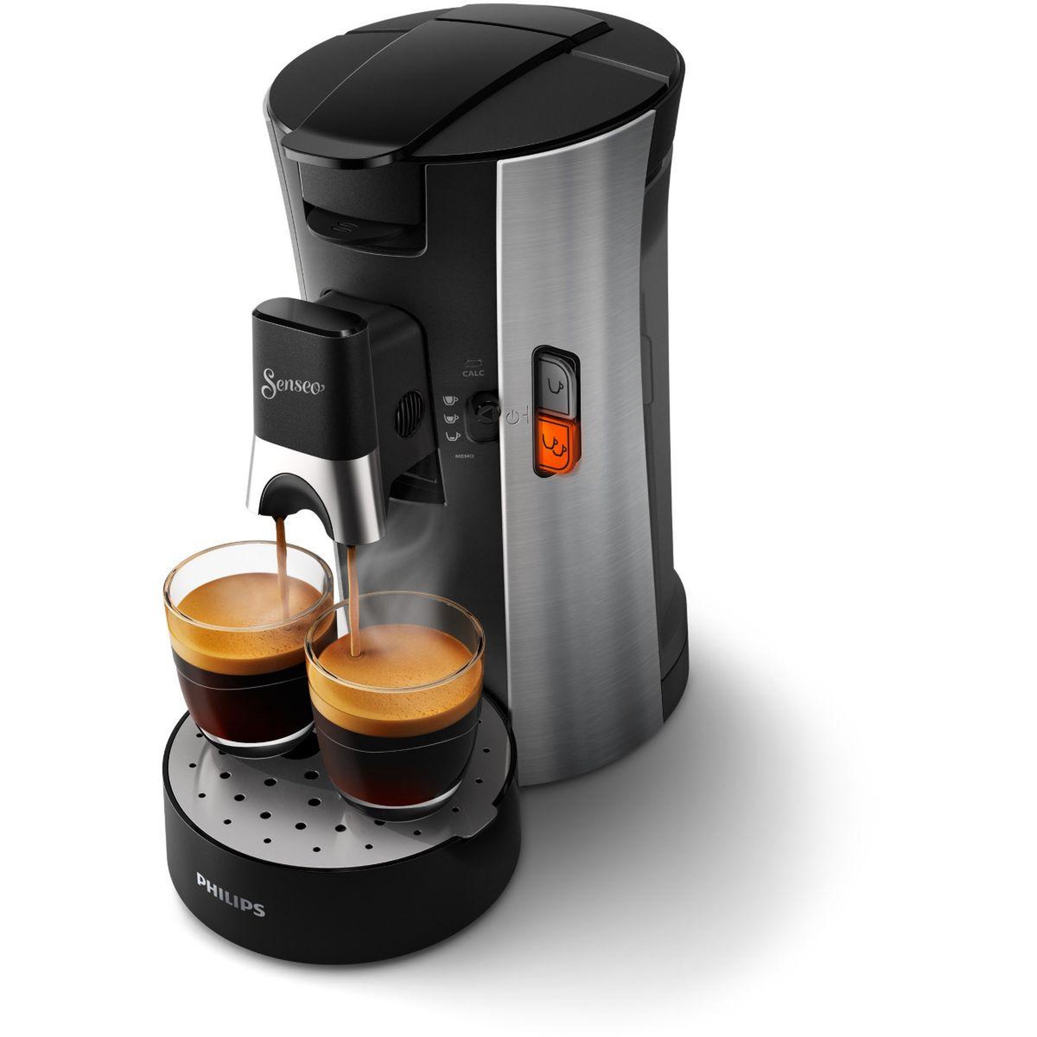 Voir la diapositive 3 : Philips Senseo Select CSA250/11 acier brossé