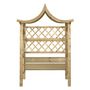 Voir la diapositive 5 : VIDAXL Pergola de jardin avec toit et banc Bois de pin impregne