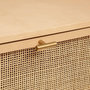 Voir la diapositive 4 : ATMOSPHERA Chiffonnier 4 tiroirs en cannage RAYO - Beige