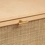 Voir la diapositive 4 : ATMOSPHERA Chiffonnier 4 tiroirs en cannage RAYO - Beige