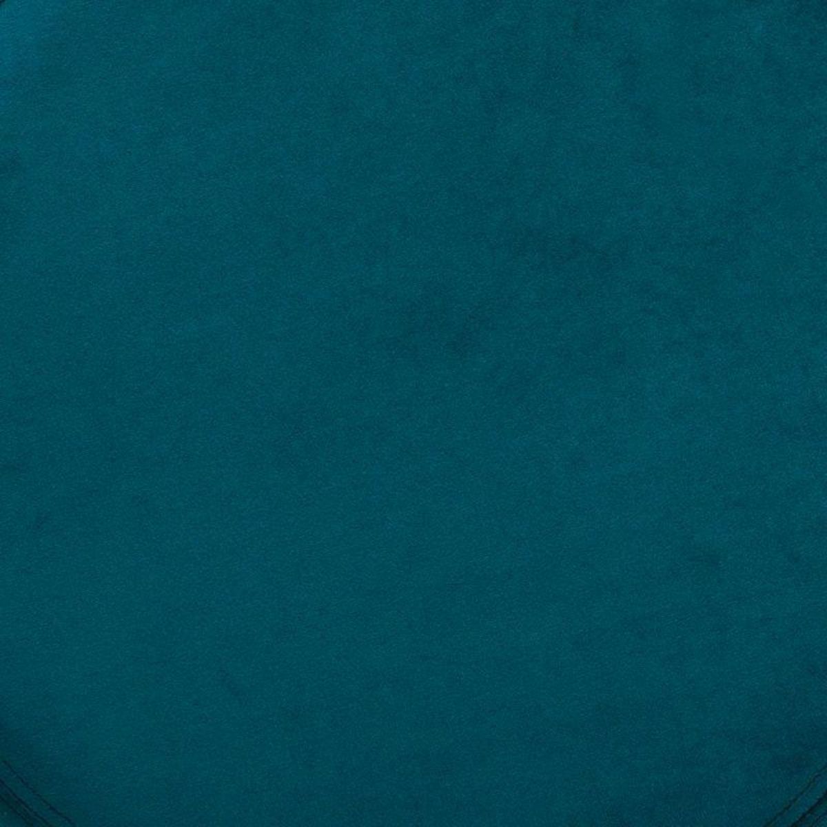  Pouf Velours Design  Sinan  40cm Bleu Canard