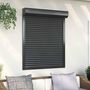 Voir la diapositive 1 : VIDAXL Volet roulant aluminium 100x130 cm anthracite