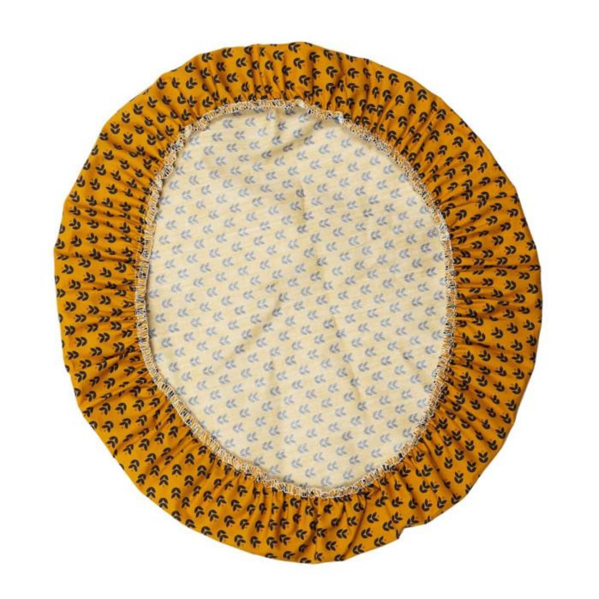 Paris Prix Lot de 2 Couvercles  Réutilisables  32cm Bleu & Jaune