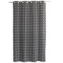 Voir la diapositive 1 : TOILINUX Rideau en coton recyclé BAYA - 140 x 240 cm - Gris foncé