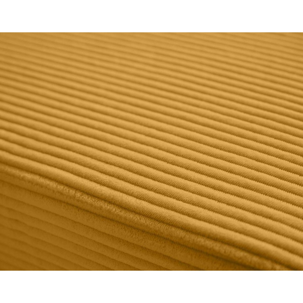 LISA DESIGN Vermont - canapé panoramique d'angle droit - 7 places - en velours côtelé