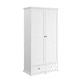 Voir la diapositive 1 : Armoire 2 portes 2 tiroirs L104cm NESRINE