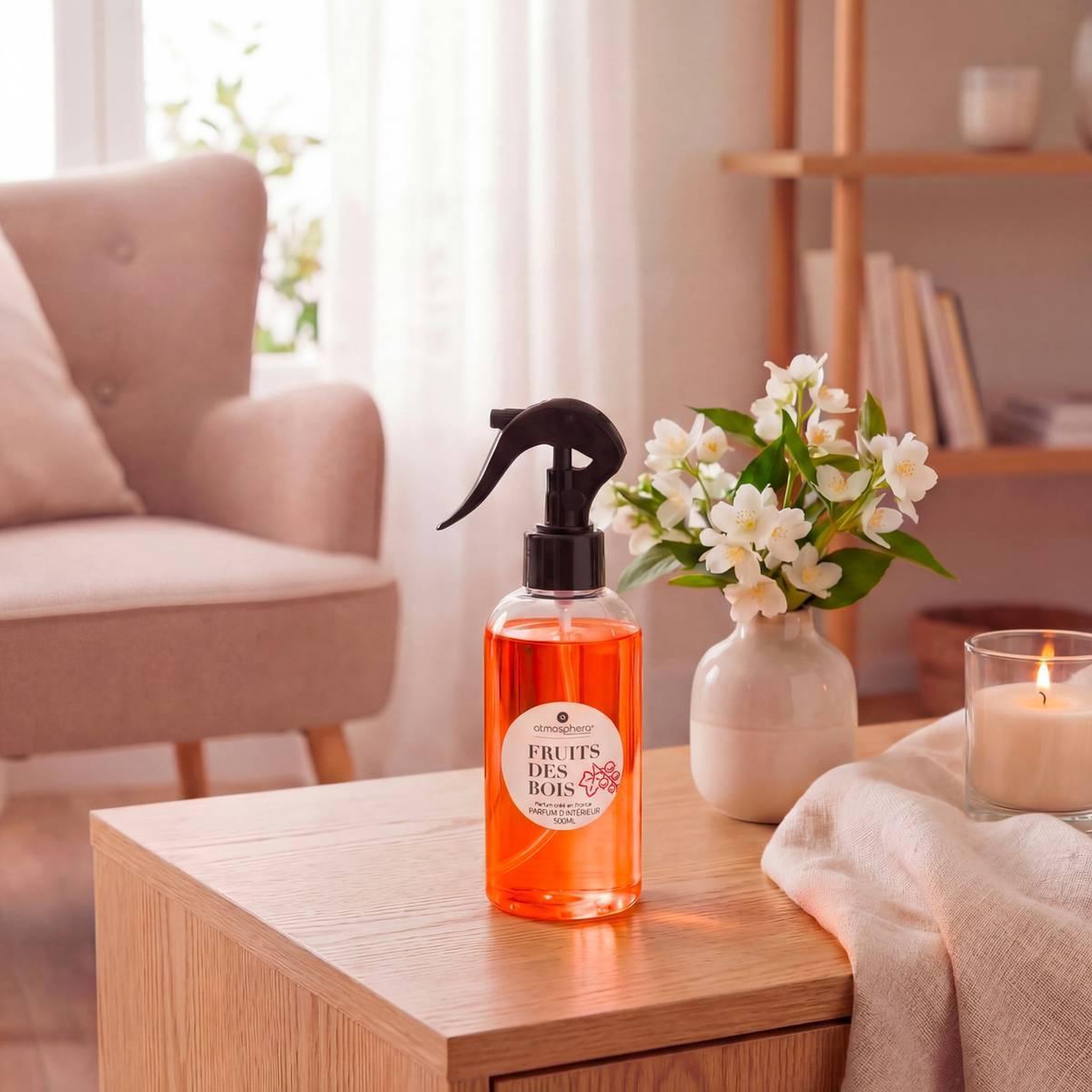 Voir la diapositive 3 : ATMOSPHERA Spray d'Ambiance  Izor  500ml Fruits des Bois