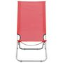 Voir la diapositive 3 : VIDAXL Chaises de plage pliables lot de 2 Rouge Tissu