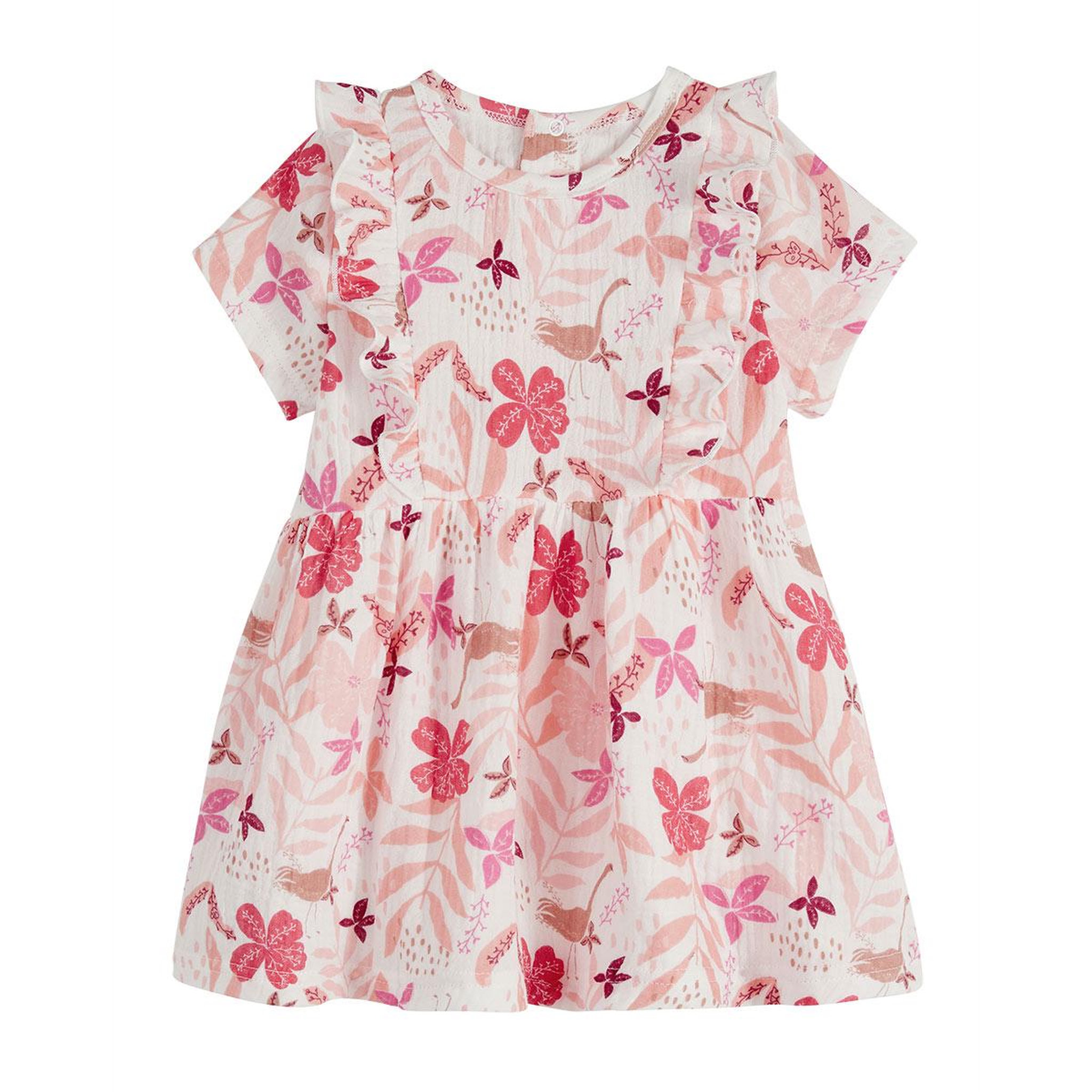 Voir la diapositive 1 : Petit Béguin Robe bébé en gaze de coton Lipsi