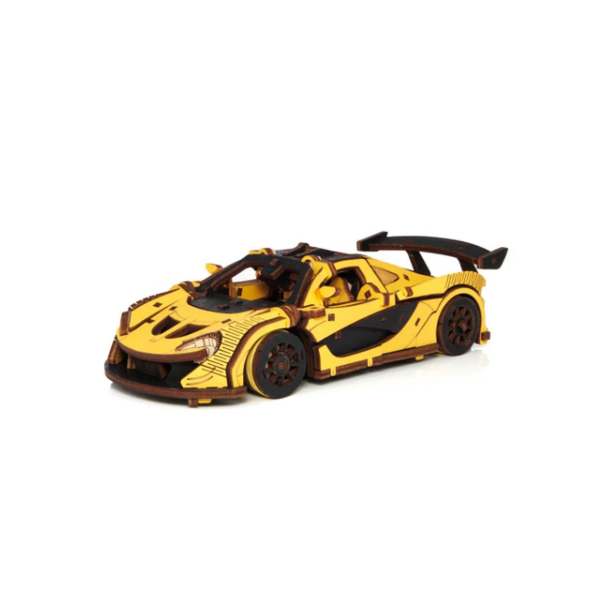 Graine créative Maquette 3D - Voiture jaune EWA