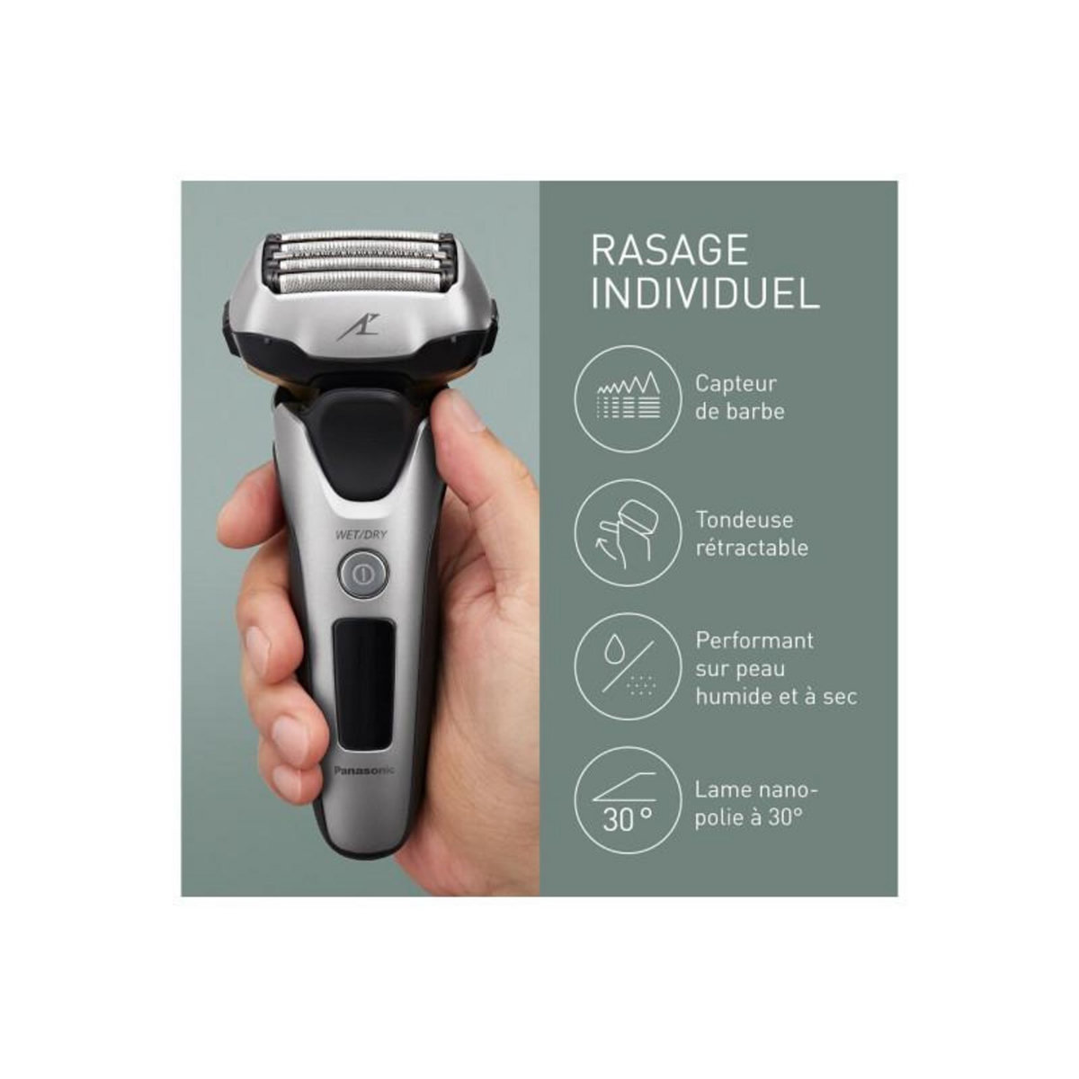 PANASONIC Rasoir électrique Panasonic ES LV69 S803 NOIR