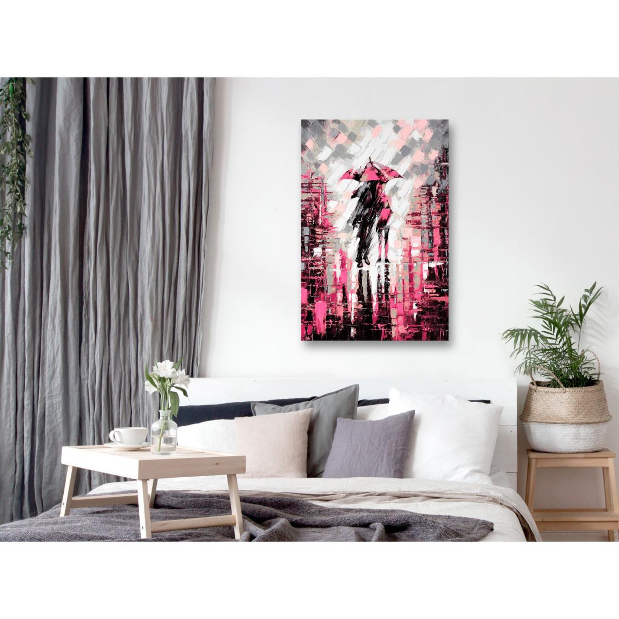 Voir la diapositive 2 : Paris Prix Tableau Imprimé  Lovers in Colour Pink