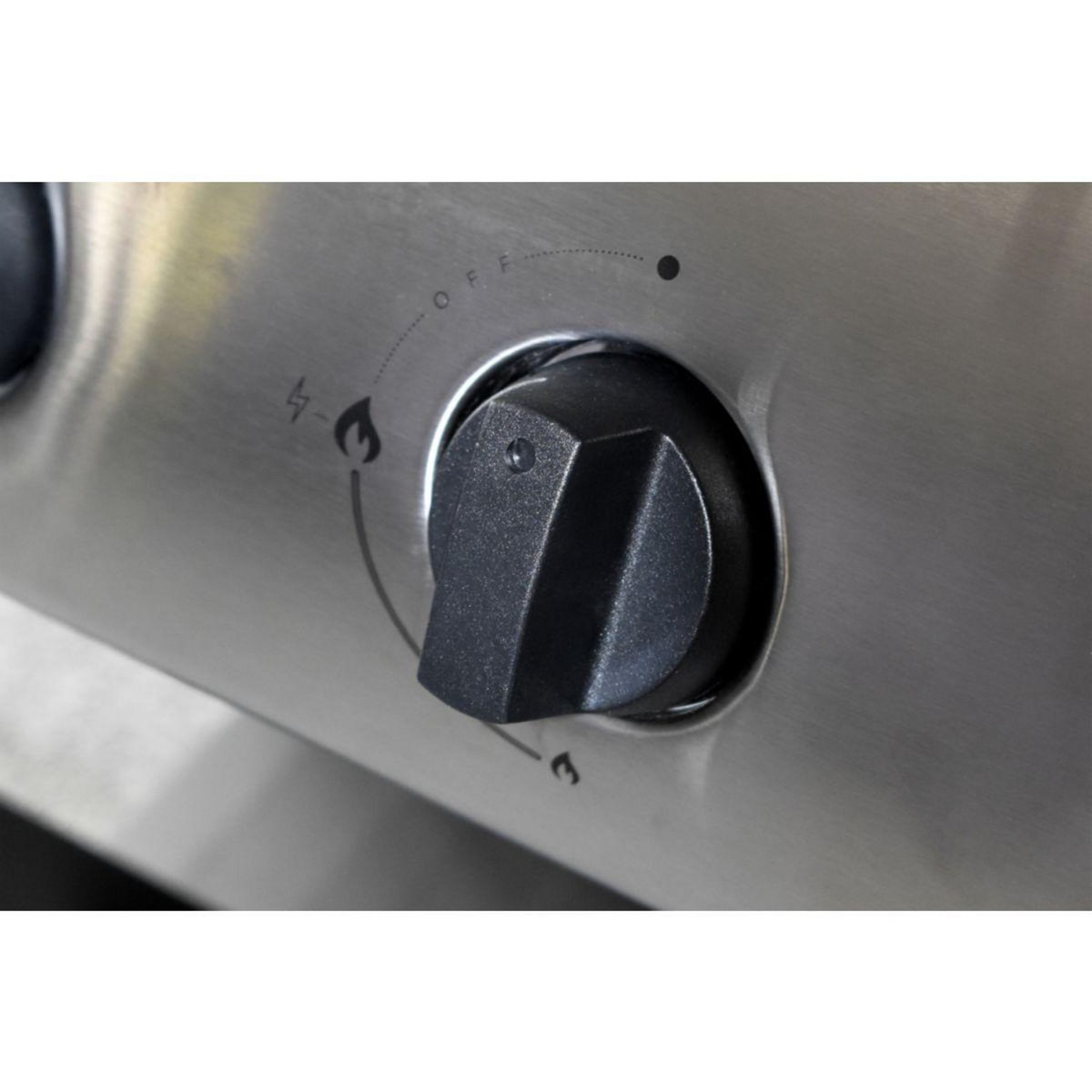 Listo Barbecue gaz BGZ L1 noir 3 brûleurs sur chariot, 51x34 cm