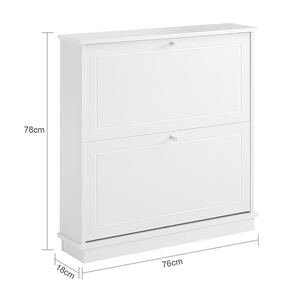 SOBUY SoBuy - Meuble À Chaussures à 2 tiroirs - Moderne - FSR99