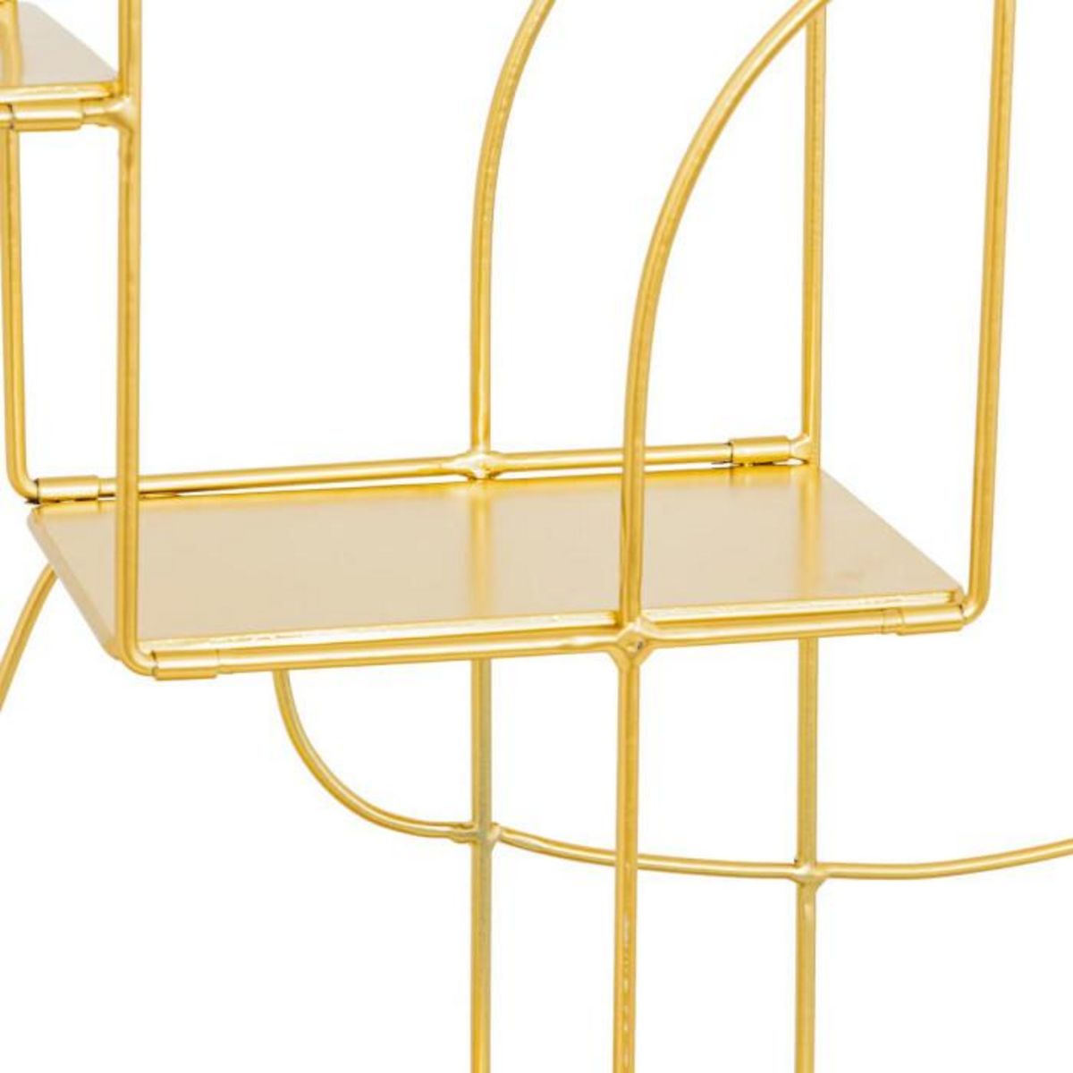 ATMOSPHERA Étagère Murale Arche en Métal  Tina  60cm Doré