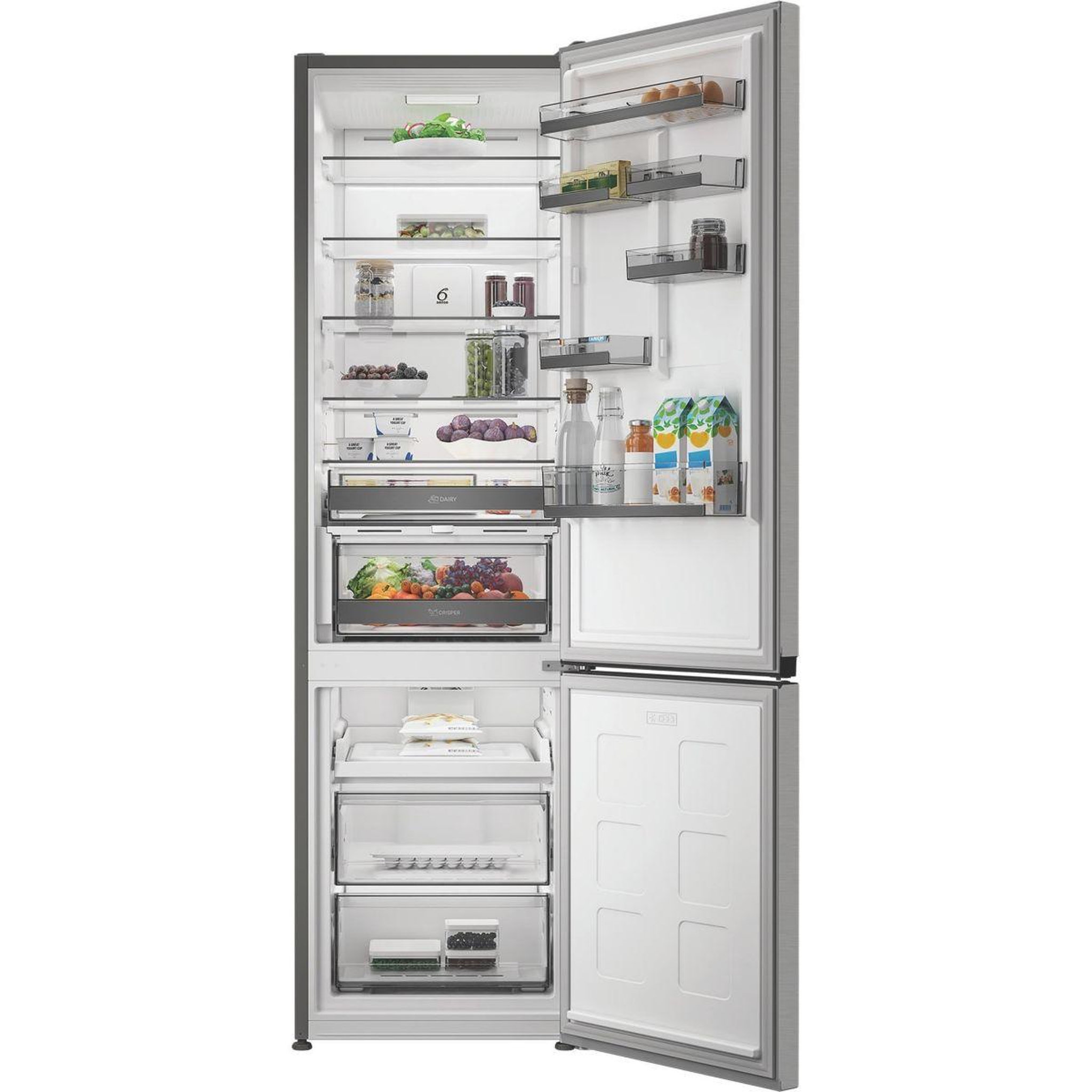 Voir la diapositive 3 : Whirlpool Réfrigérateur combiné whk26413x6ee
