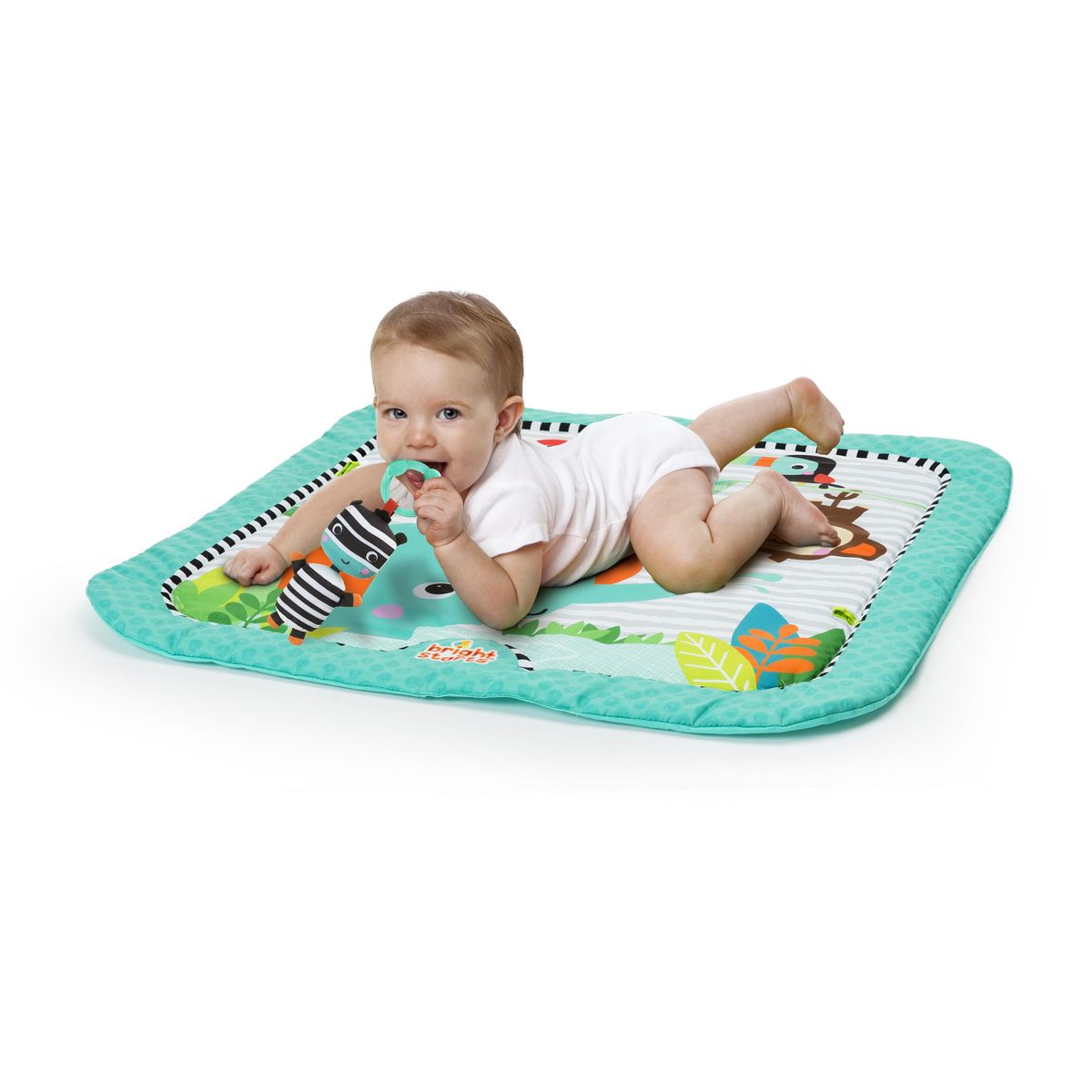 Bright Starts Tapis d'éveil Zig Zag Safari