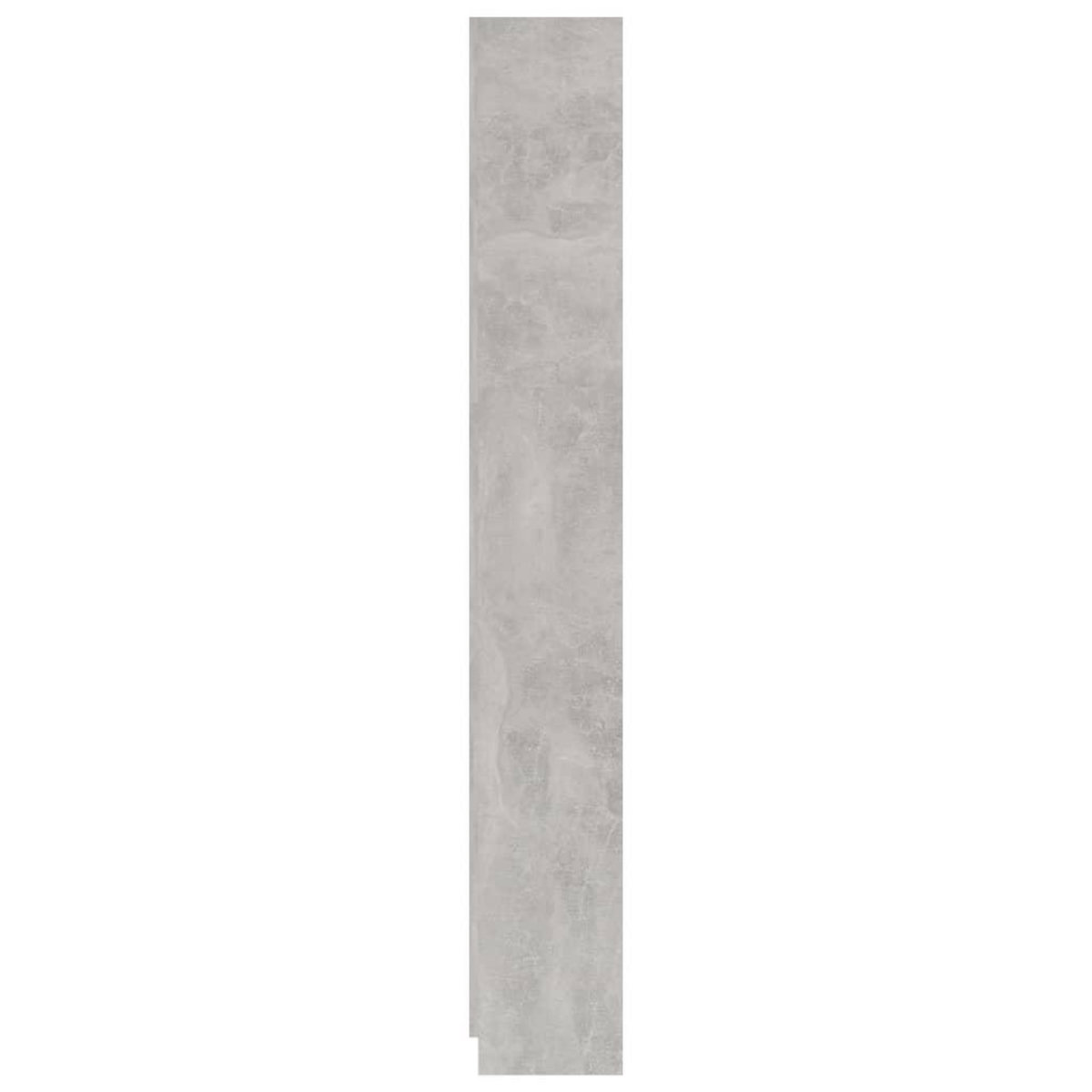 VIDAXL Bibliotheque a 5 niveaux Gris beton 60x24x175cm Bois ingenierie