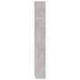 Voir la diapositive 5 : VIDAXL Bibliotheque a 5 niveaux Gris beton 60x24x175cm Bois ingenierie