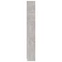 Voir la diapositive 5 : VIDAXL Bibliotheque a 5 niveaux Gris beton 60x24x175cm Bois ingenierie