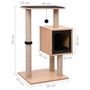 Voir la diapositive 6 : VIDAXL Arbre a chat avec tapis a gratter en sisal 82 cm