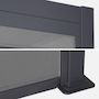 Voir la diapositive 5 : SWEEEK Pergola bioclimatique aluminium et acier 3x4m lames orientables + store 3m PALACE anthracite