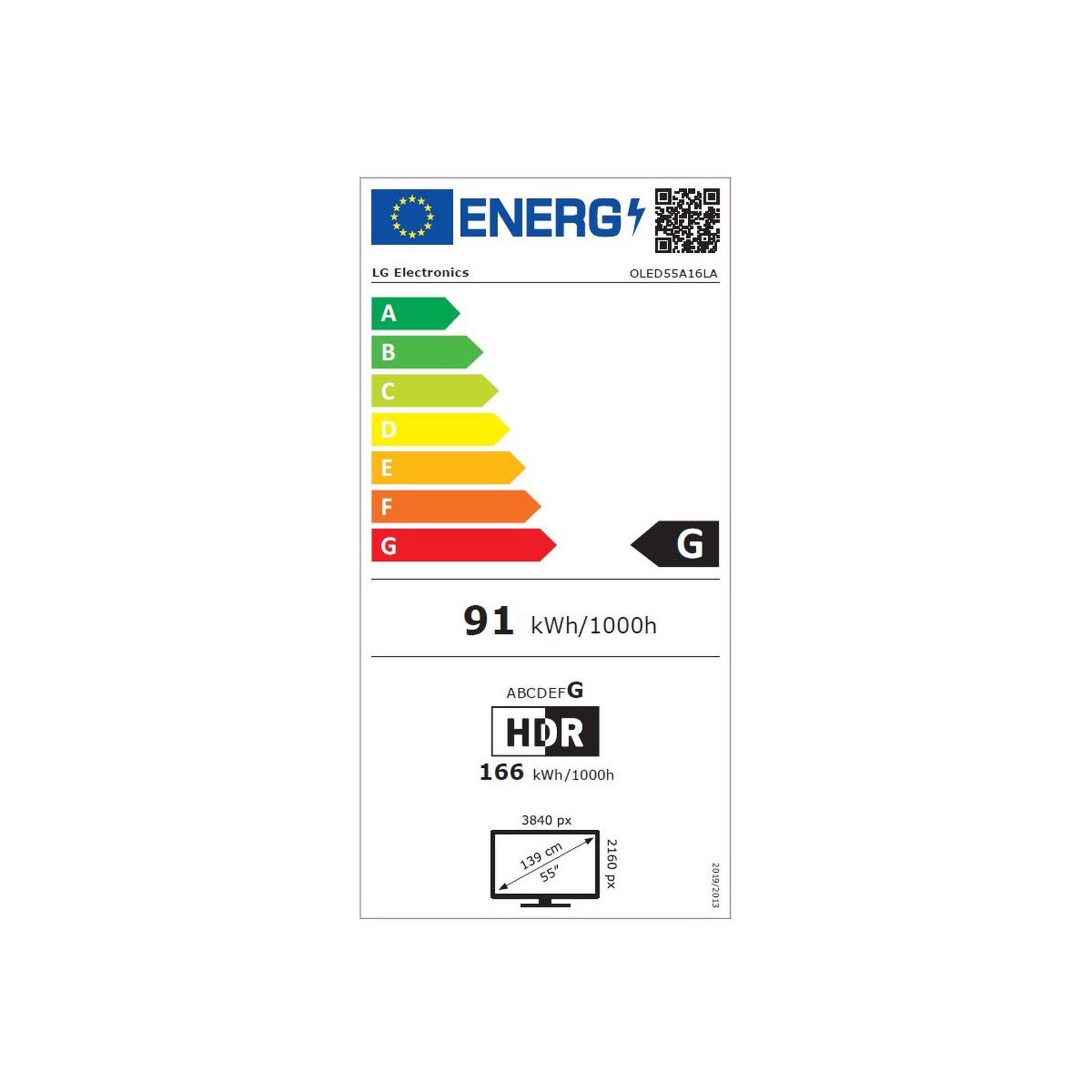 Voir la diapositive 3 : LG TV OLED 55A1 2021
