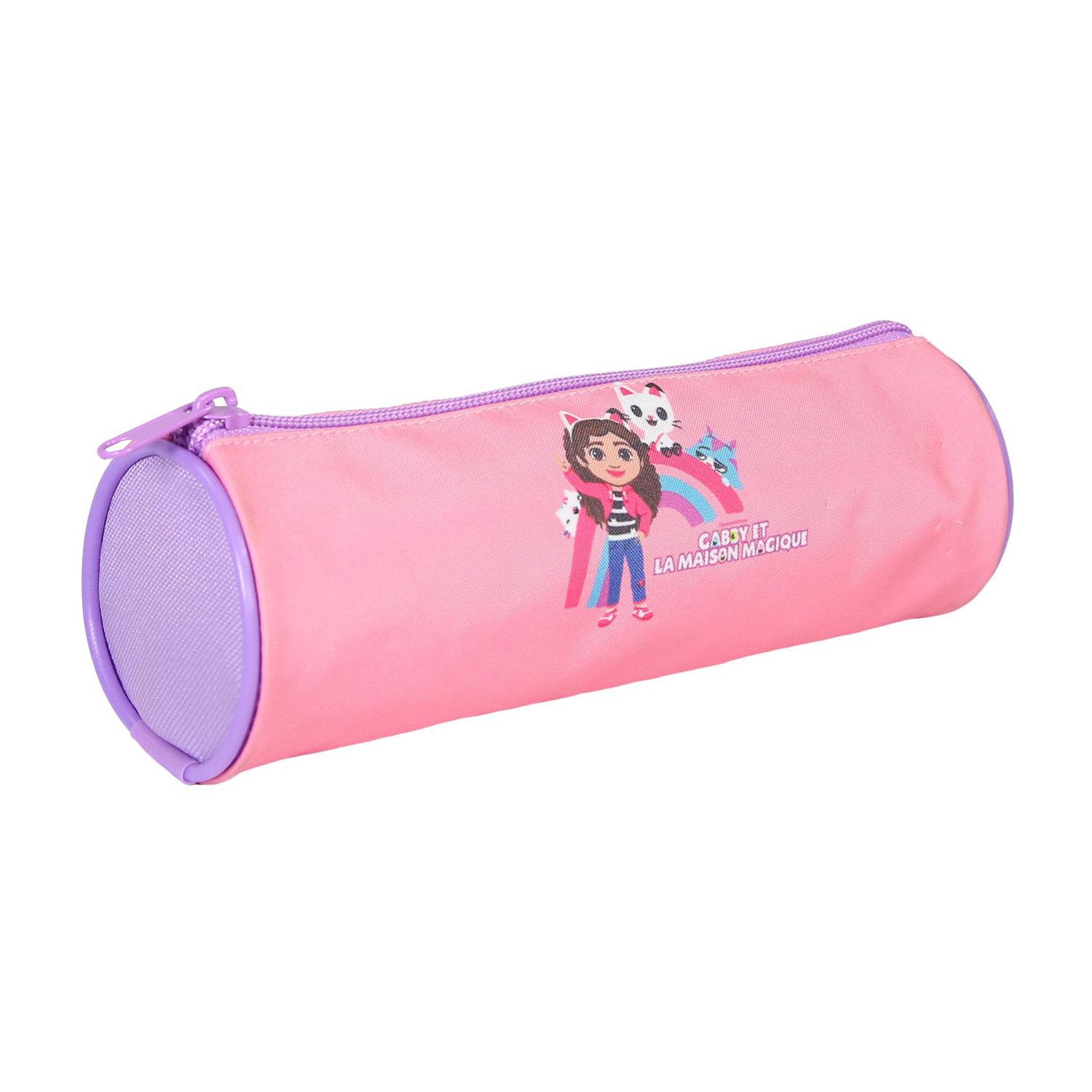 Voir la diapositive 2 : Bagtrotter Trousse ronde rose Gabby et La Maison Magique - Bagtrotter