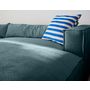 Voir la diapositive 4 : LISA DESIGN Ela - canapé d'angle droit 4 places - en tissu velours relief