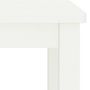 Voir la diapositive 4 : VIDAXL Table de chevet blanc 35x30x47 cm bois de pin massif