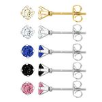 SC CRYSTAL Set de 5 paires de boucles d'oreilles par SC Crystal®