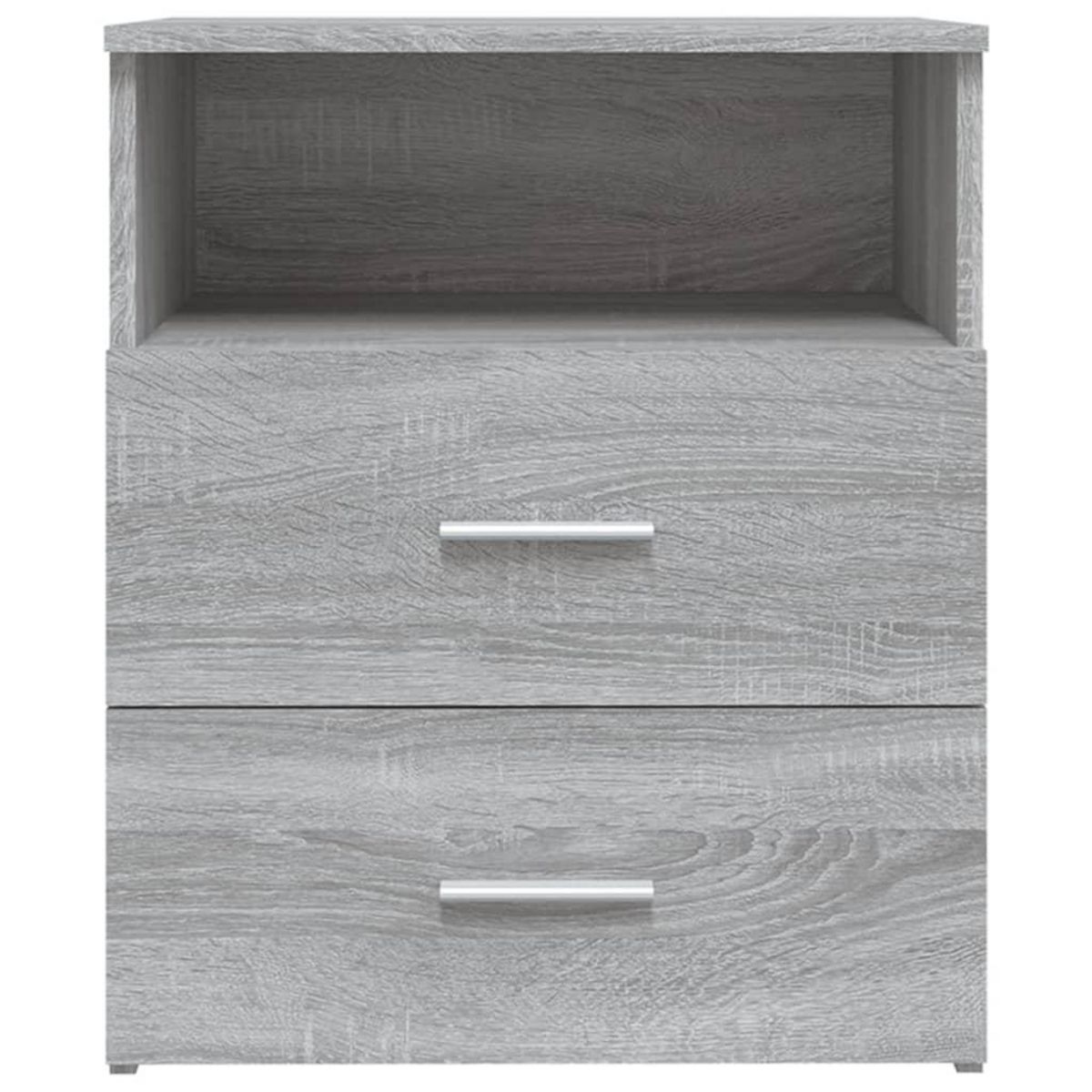 VIDAXL Table de chevet Sonoma gris 50x32x60 cm