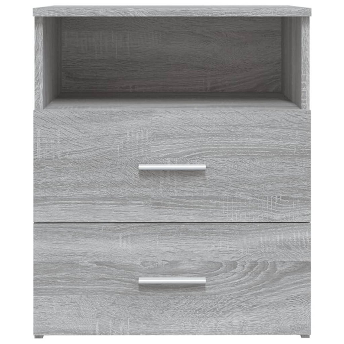 VIDAXL Table de chevet Sonoma gris 50x32x60 cm