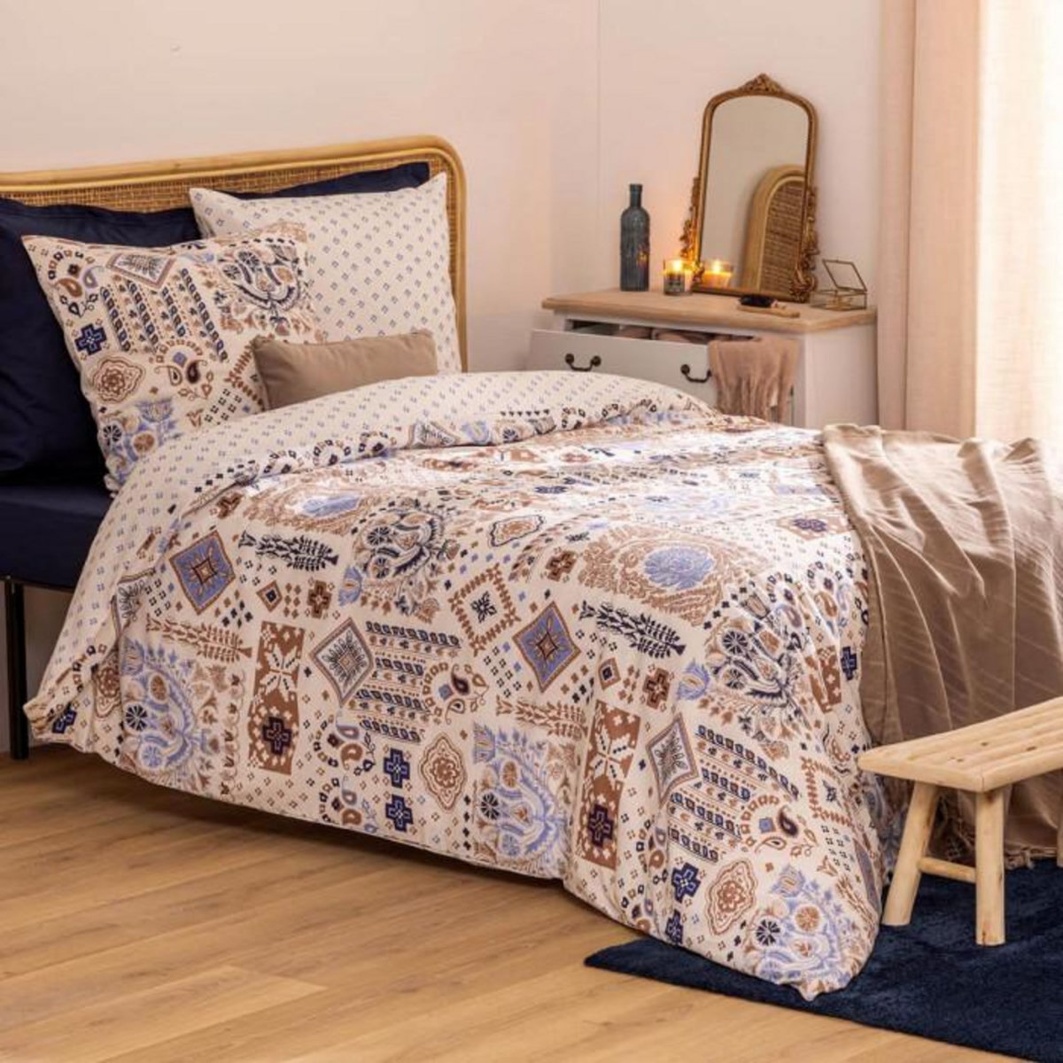 ATMOSPHERA Parure de Lit 3 Pièces  Khafu  240x220cm Multicolore