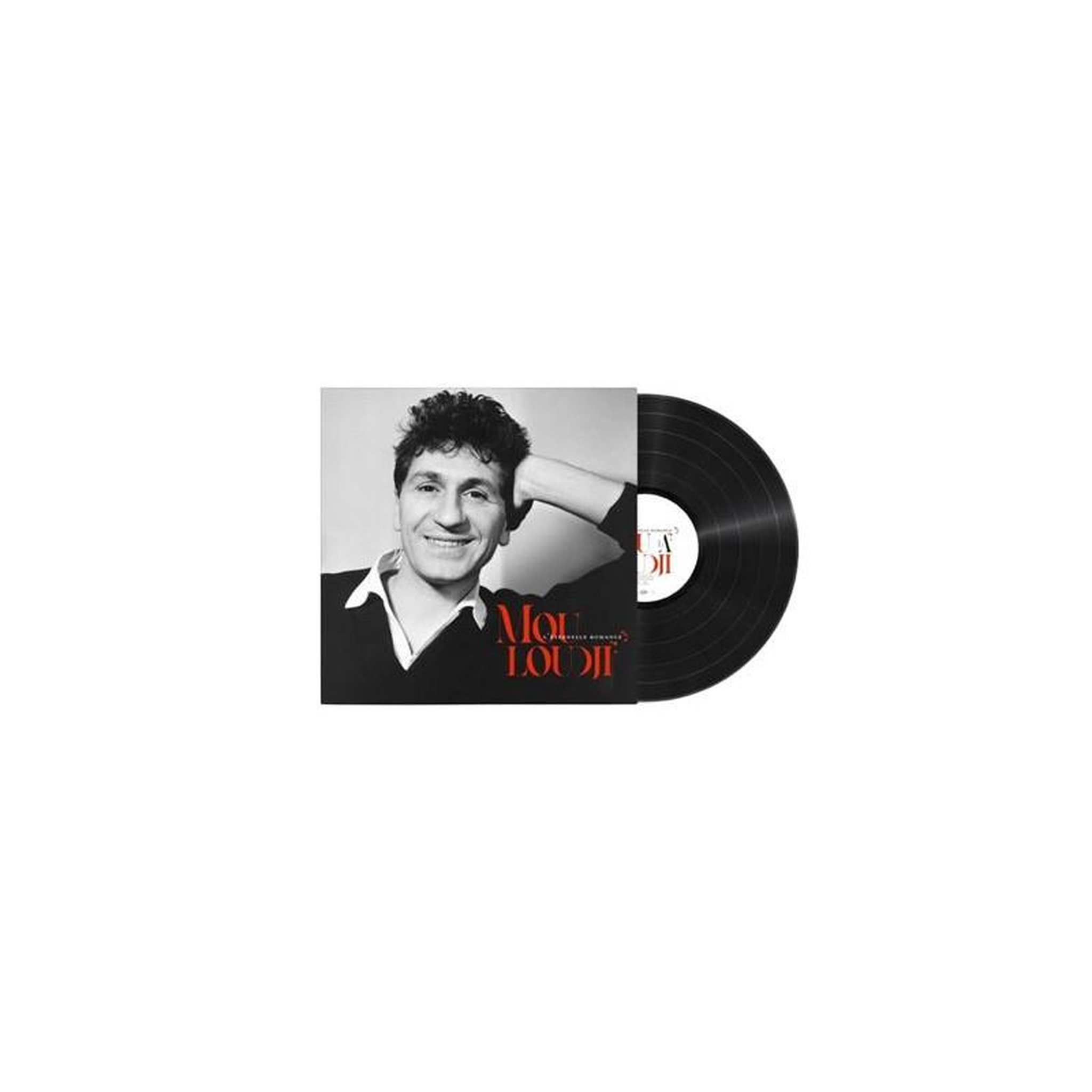MERCURY Vinyle 33t. L'éternelle romance, album vinyle noir 33t 12 titres de mouloudji