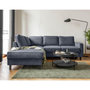 Voir la diapositive 6 : BEST MOBILIER Molly - canapé d'angle gauche 5 places convertible en tissu