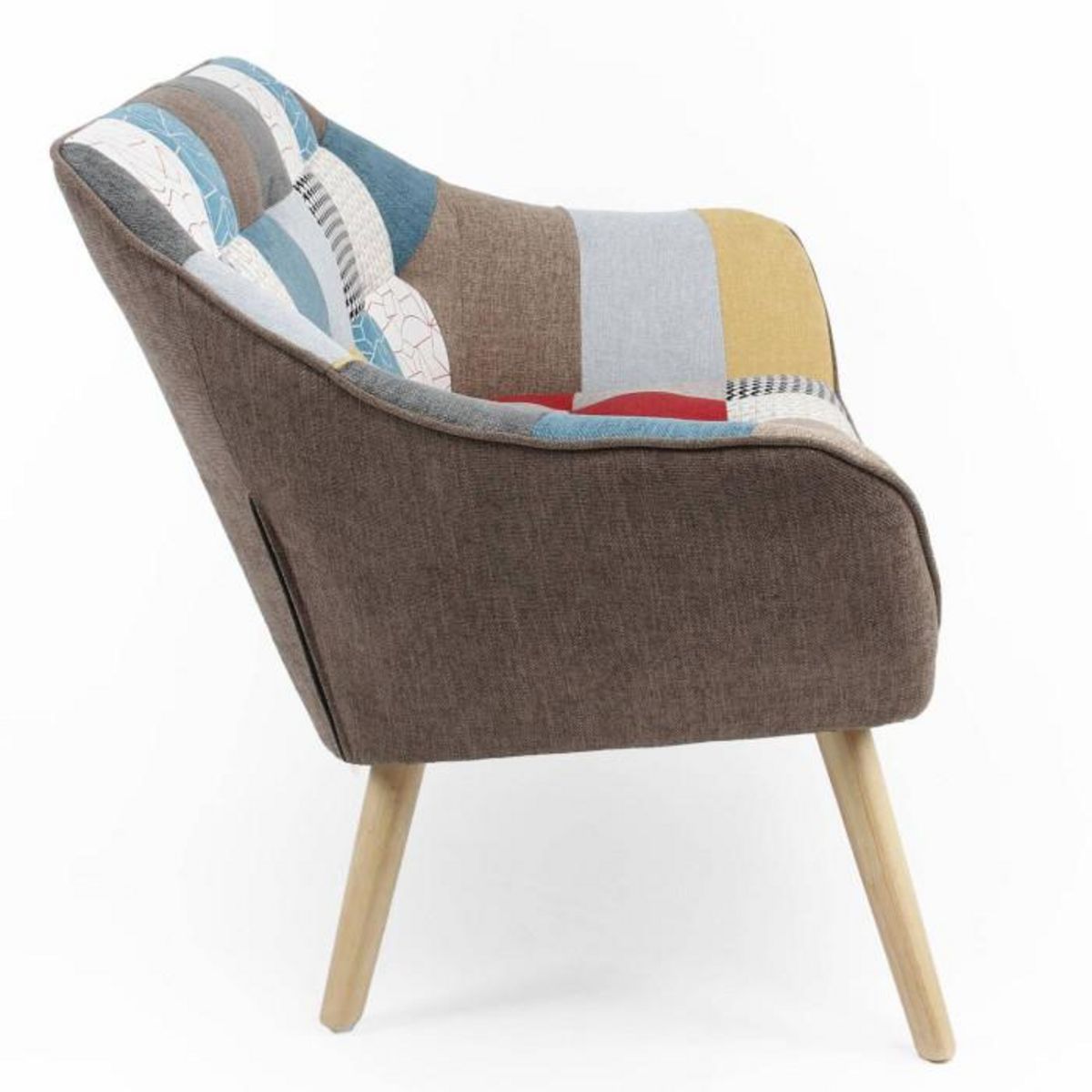 Paris Prix Canapé 2 Places Scandinave  Taone  128cm Multicolore