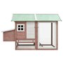 Voir la diapositive 3 : VIDAXL Poulailler Moka 170x81x110 cm Bois de pin massif et sapin