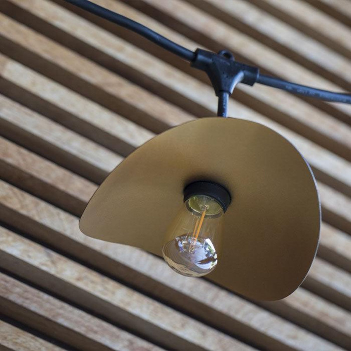 Lumisky Guirlande lumineuse HAT Noir Caoutchouc 6M 10xE27