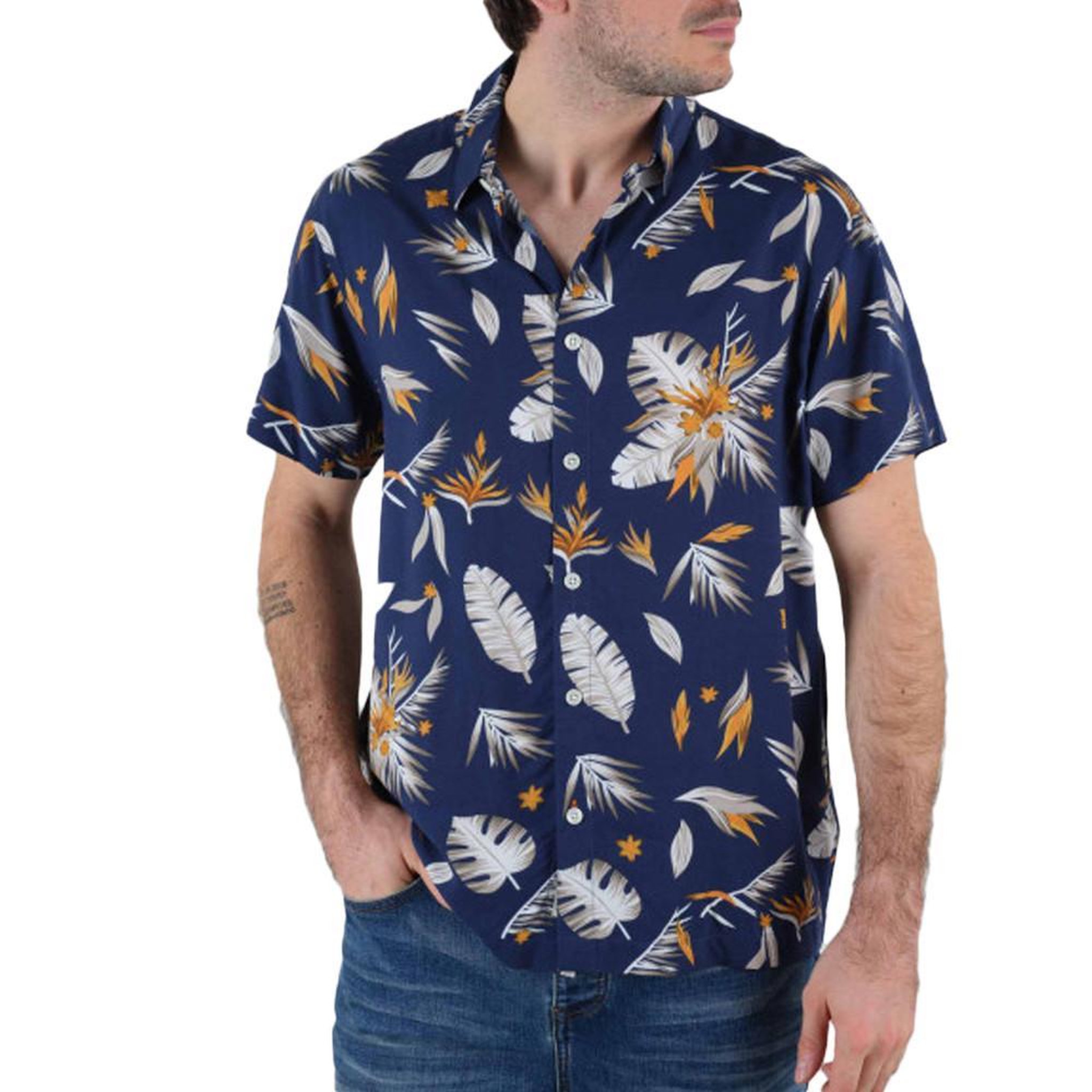Voir la diapositive 1 : Deeluxe Chemisette Manches Courtes  Homme Deeluxe Pearl