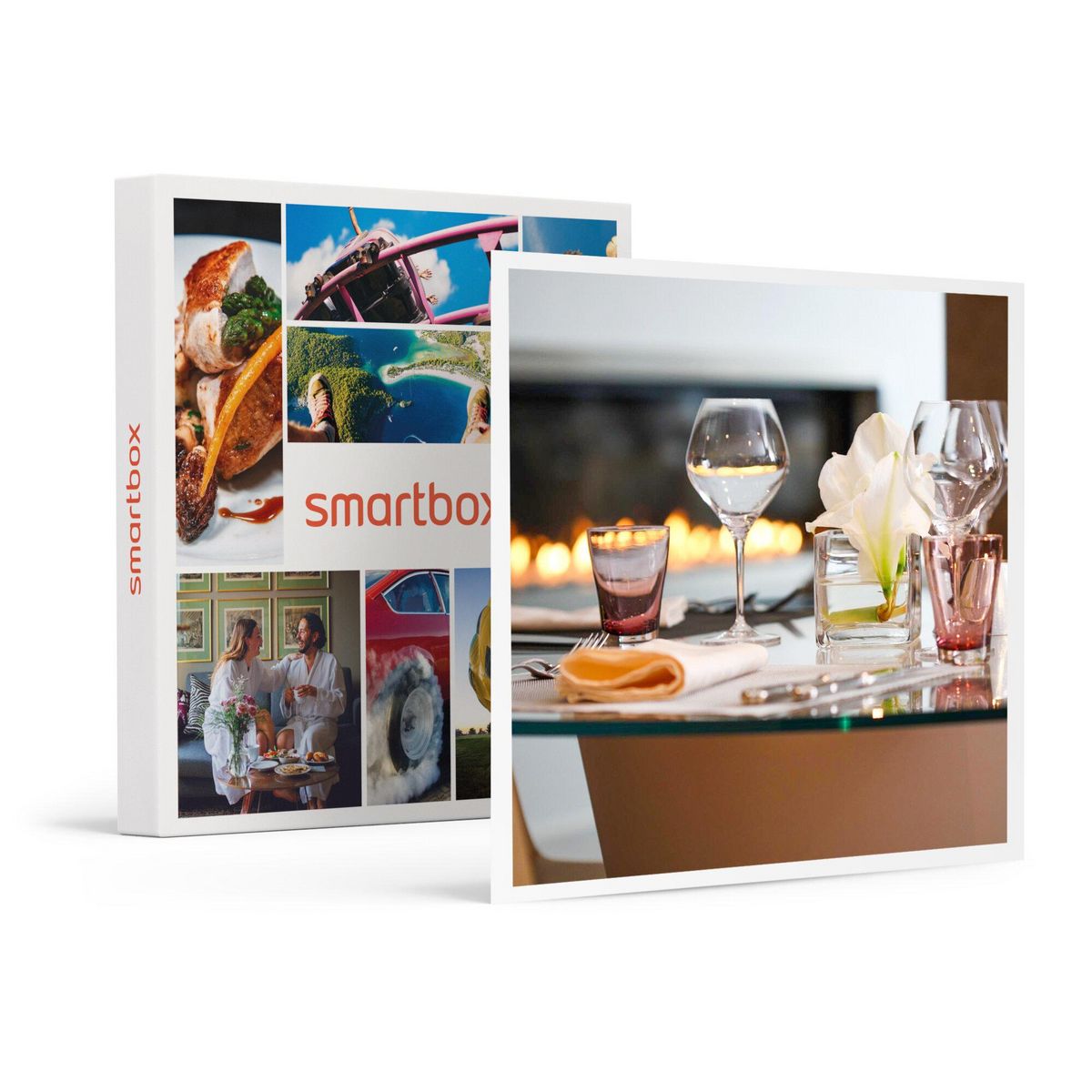 Smartbox Repas gastronomique pour 2 près de Metz : menu 3 plats avec coupe de crémant - Coffret Cadeau Gastronomie
